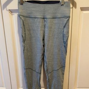 Outdoor Voices light blue tech sweat 7/8 leggings. Size Small.